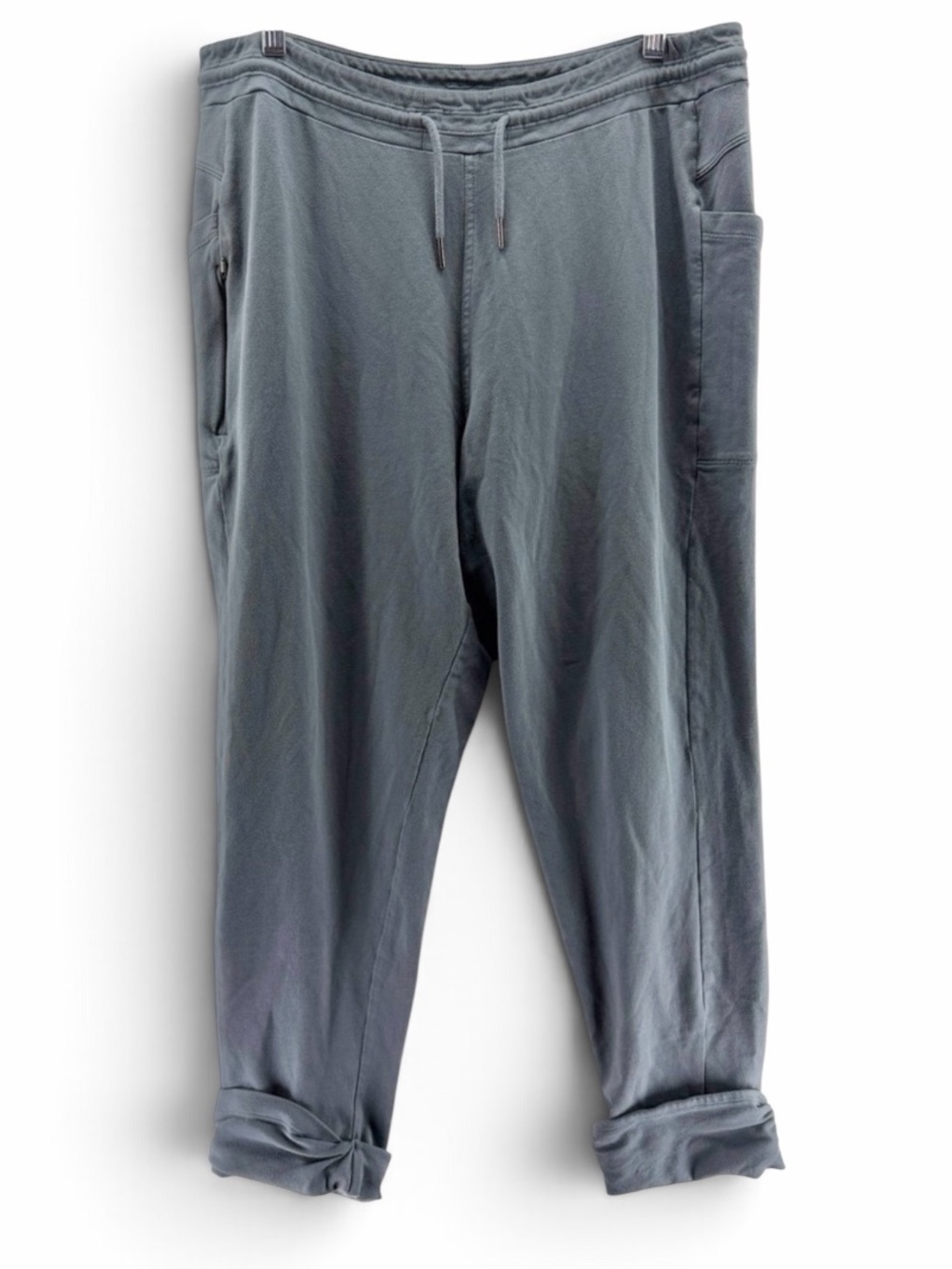 Patagonia Women's Grey High Waist Organic Cotton Roaming Joggers Size Large